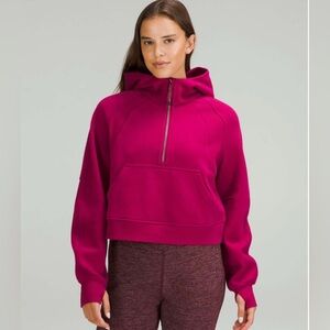 Lululemon Scuba Oversized Half-Zip Hoodie Pomegranate women’s size M / L